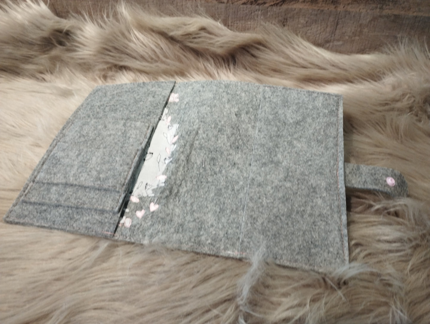 U Hefthülle Untersuchungsheft Reh Filz personalisiert Wunschnamen Geschenk Erinnerung Aufbewahrung Geburt